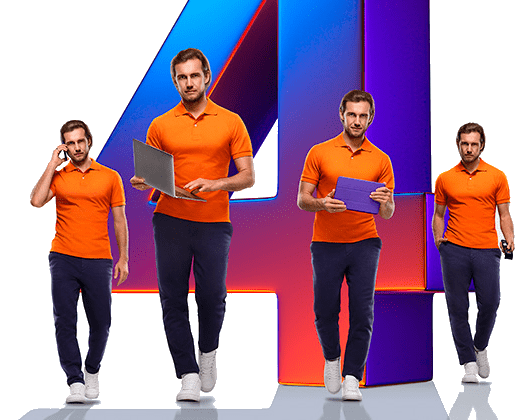 Великолепная четверка Ростелеком в деревня Вторая Ивань (Орловская область)